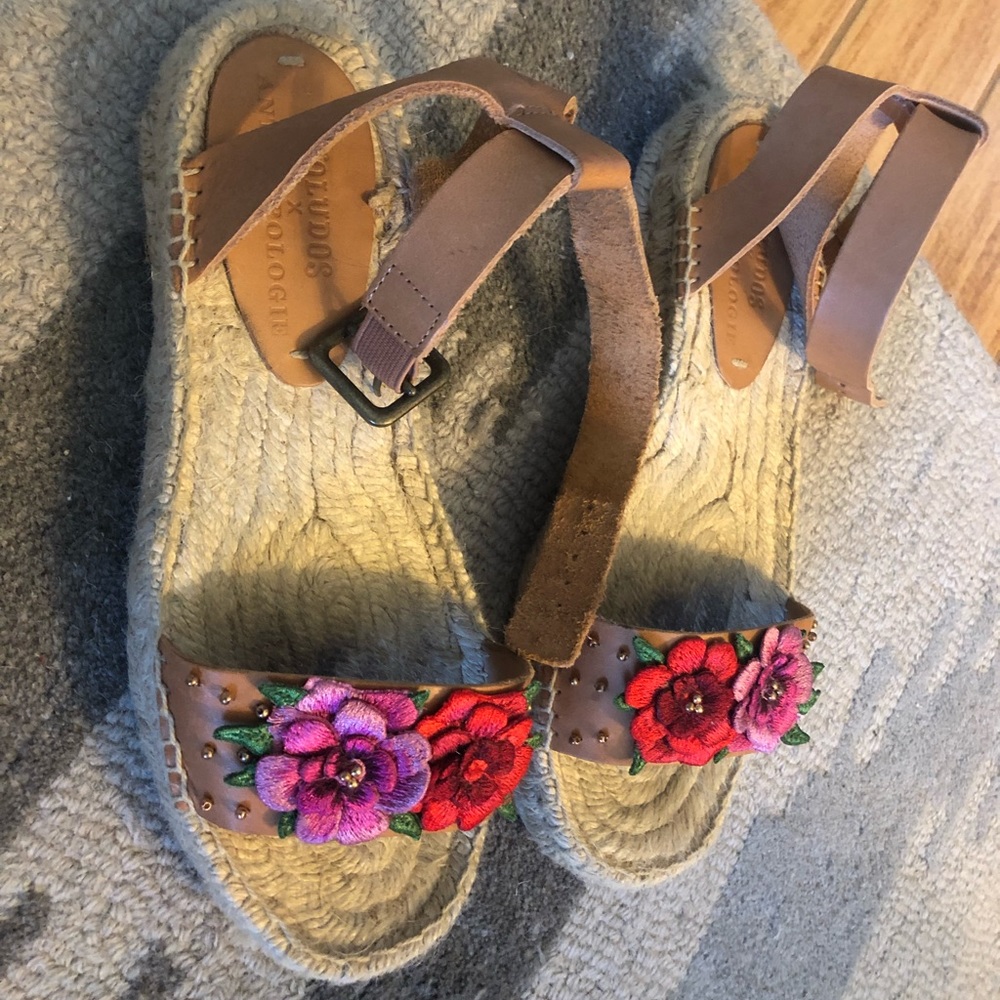 Soludos x Anthropologie 2018 collar sandal sz 6.5